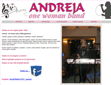 Tablet Screenshot of andreja-glazba.com